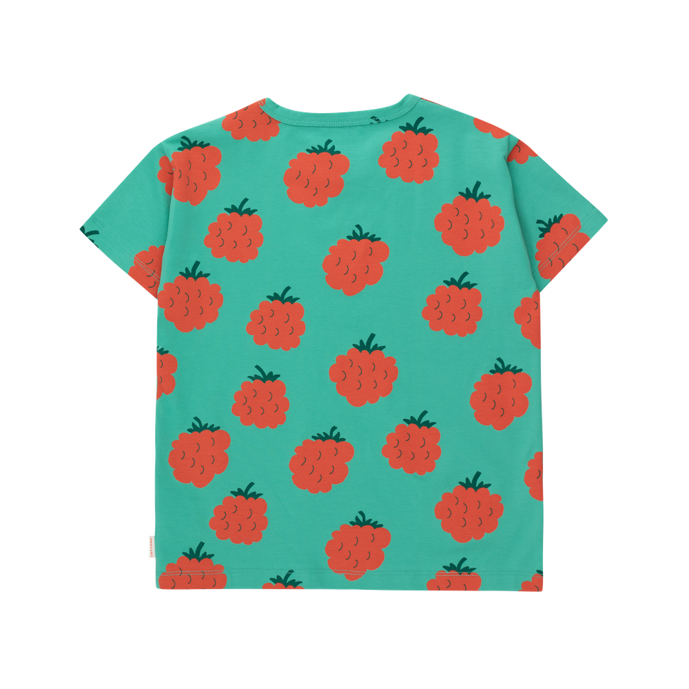 Raspberries Tee Emerald