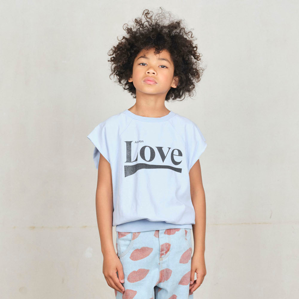 Squab Kids Top Soft Blue