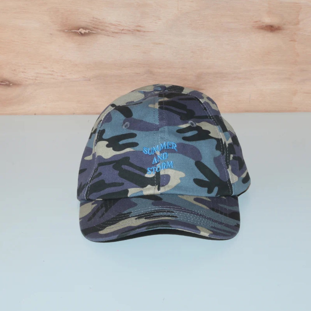 Dad Cap Blue Camo