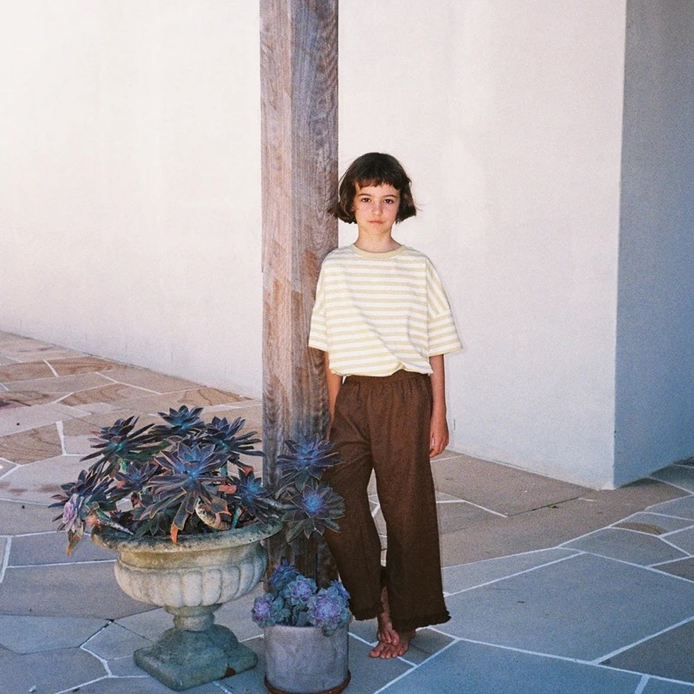 Frill Pant Rust