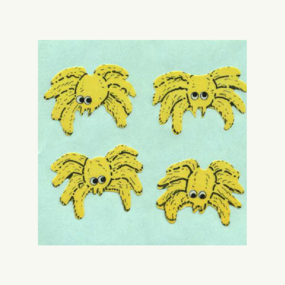 Spiders Paper Stickers Off The Roll