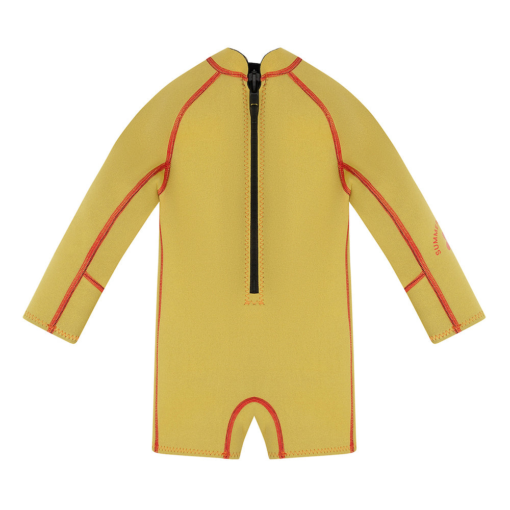 Springsuit Wetsuit Mustard/ Tomato