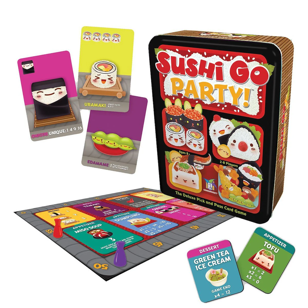 Sushi Go Party! Card Game in Tin