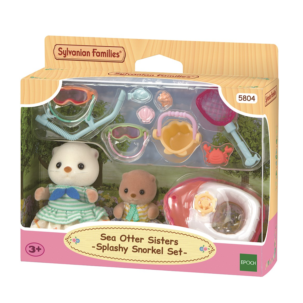 Sea Otter Sisters Splashy Snorkel Set