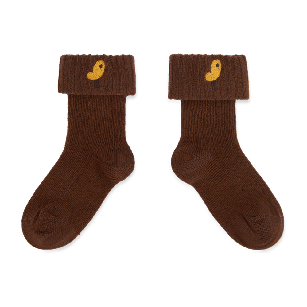 Avocet Baby Socks - Brown