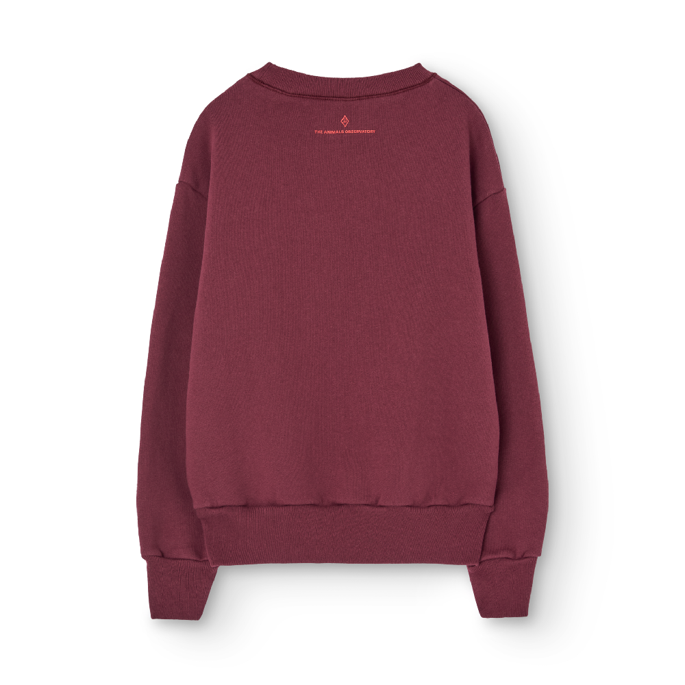 Hearts Browned Garnet Bear Sweatshirt