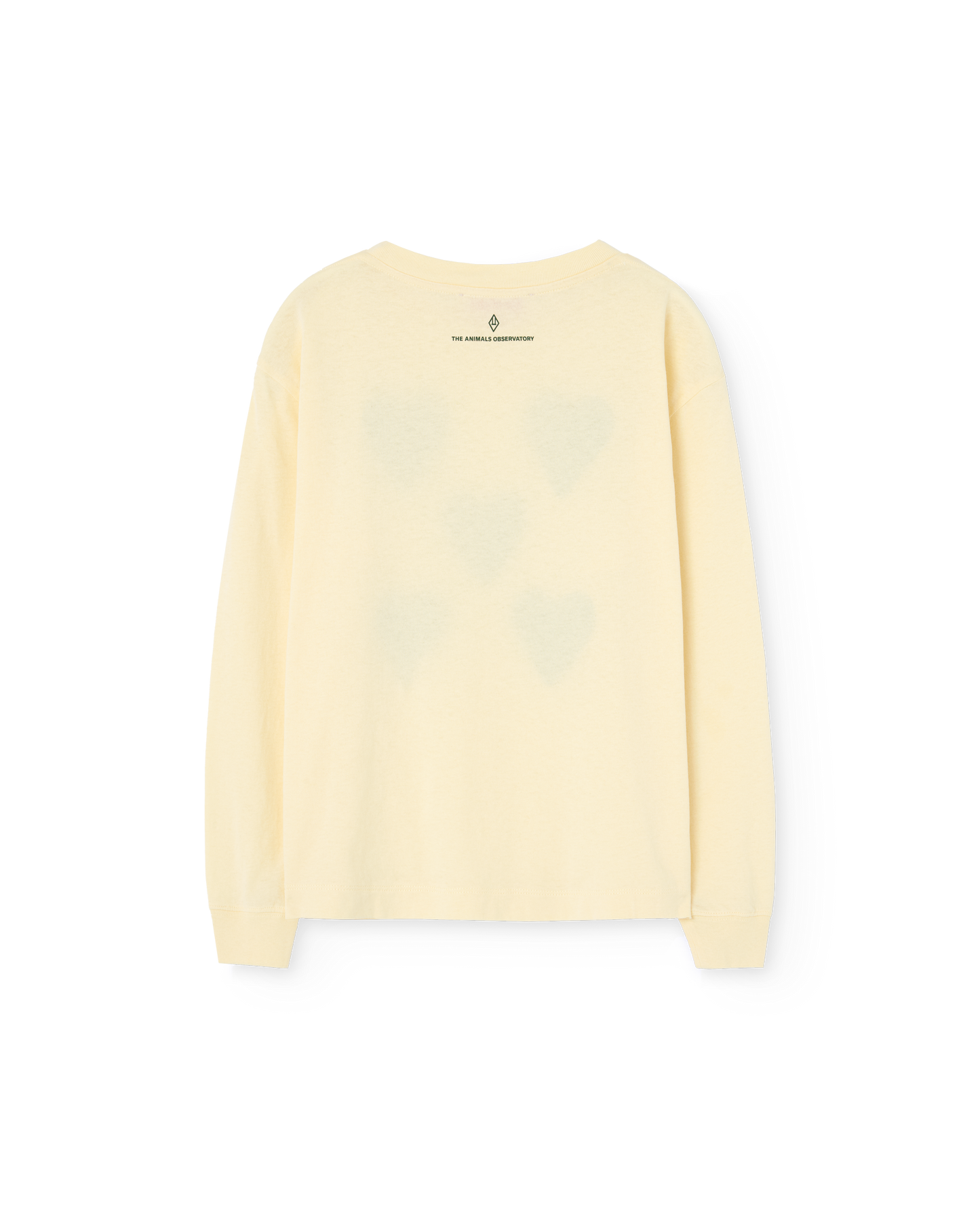 Hearts Yellow Dog Long Sleeve T-Shirt