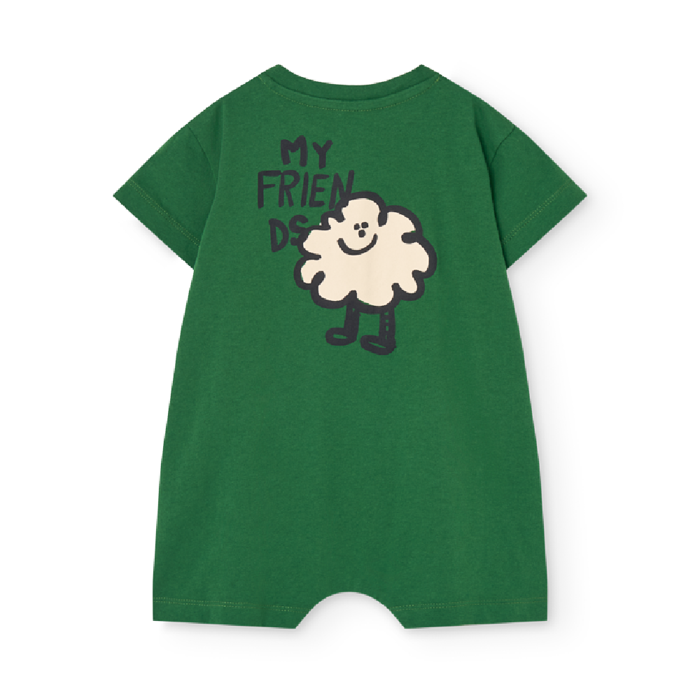 Goose Baby Jumpsuit Dark Garden