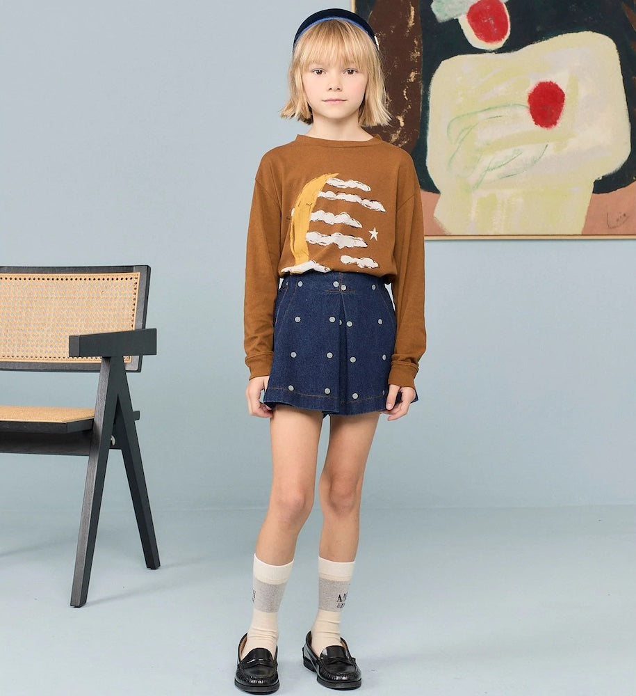 Olingo Denim Kid Skort - Blue