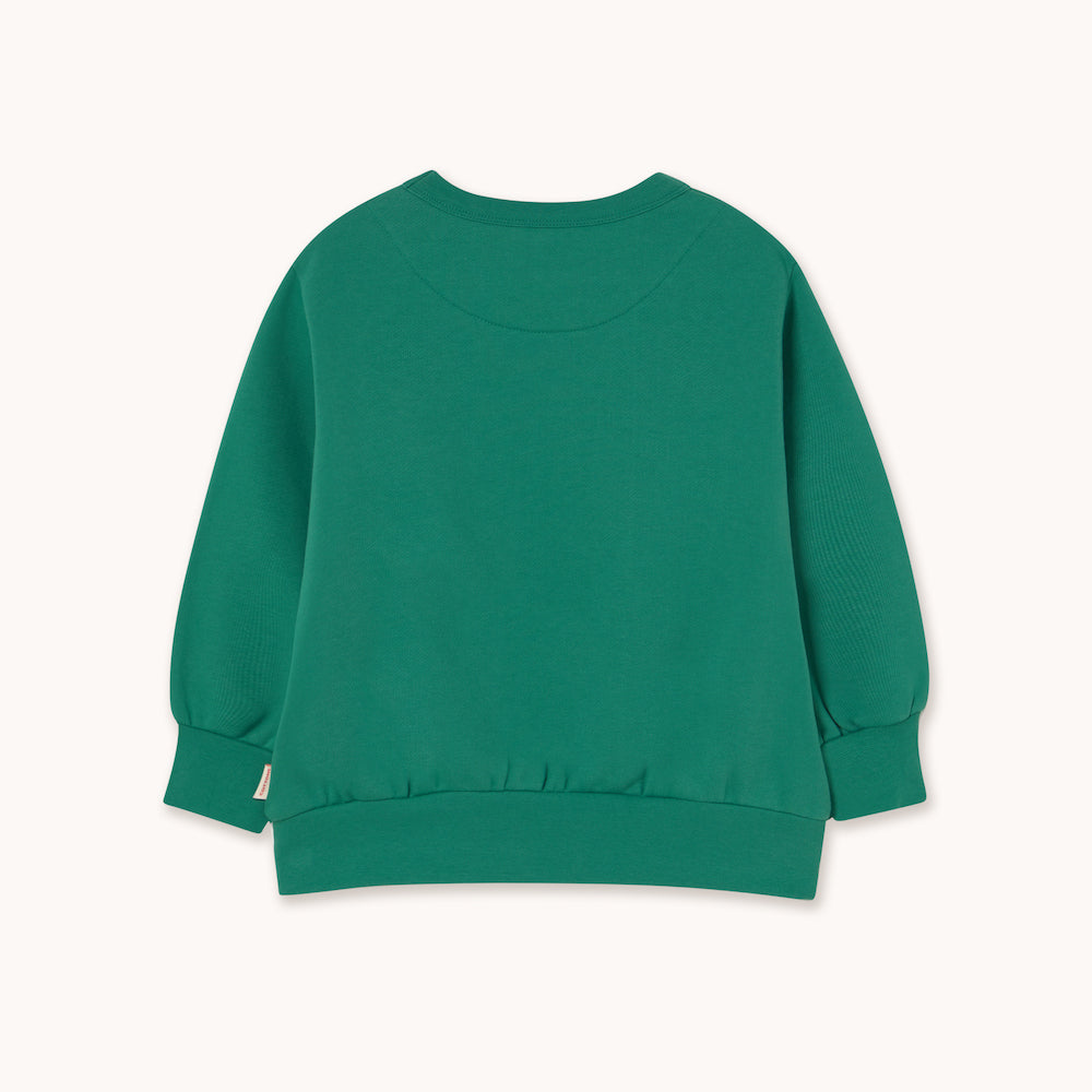 Horse Graphic Sweatshirt Dark Emerald