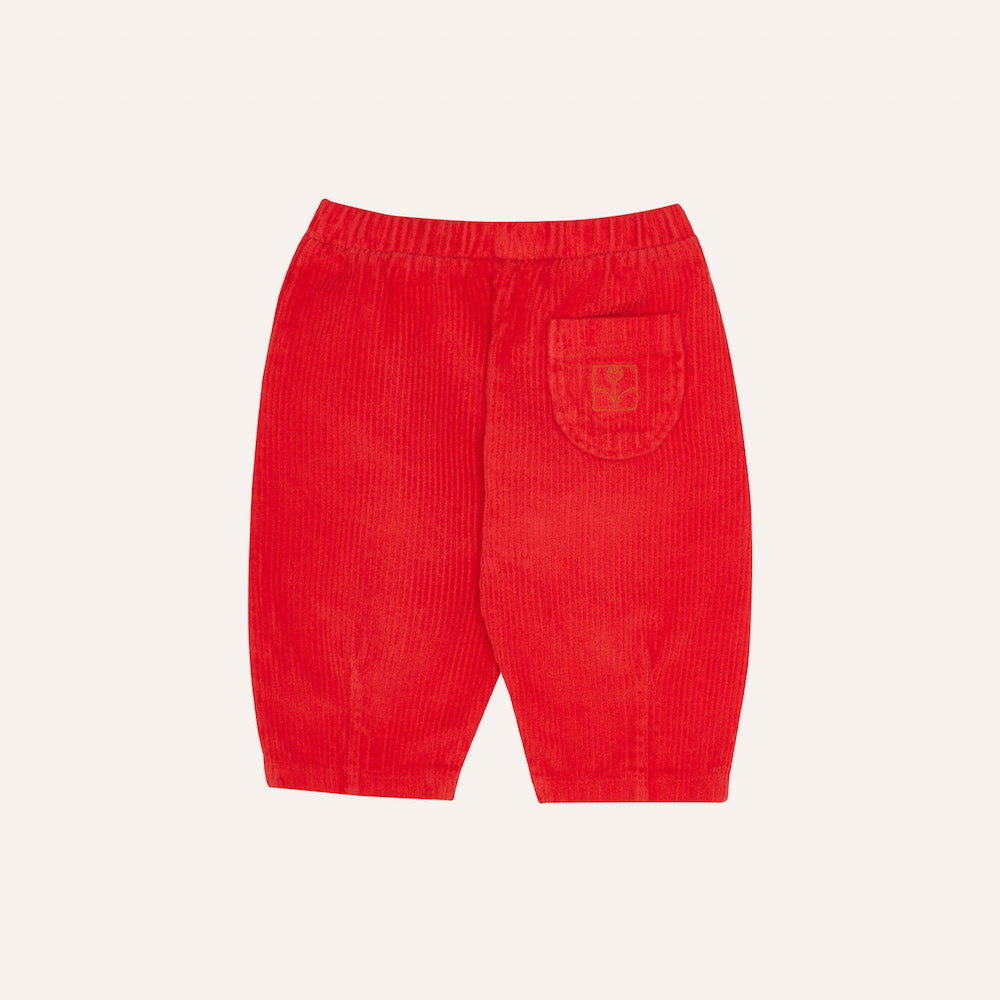 Red Corduroy Baby Trousers