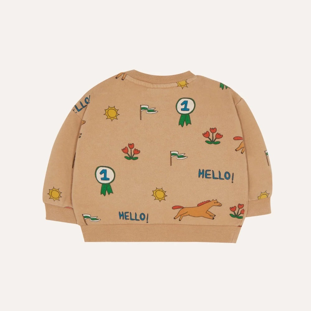 Horses Allover Baby Sweatshirt