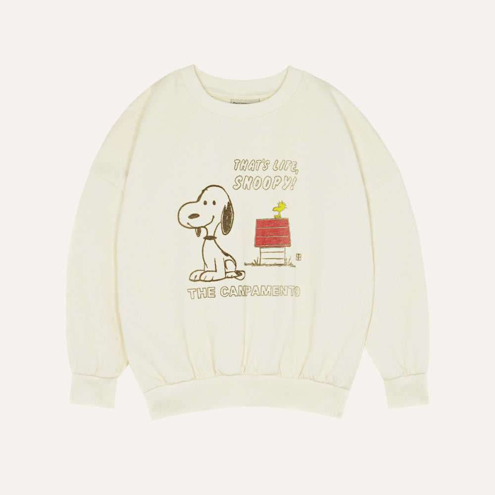 That's Life Snoopy Oversized Sweatshirt
