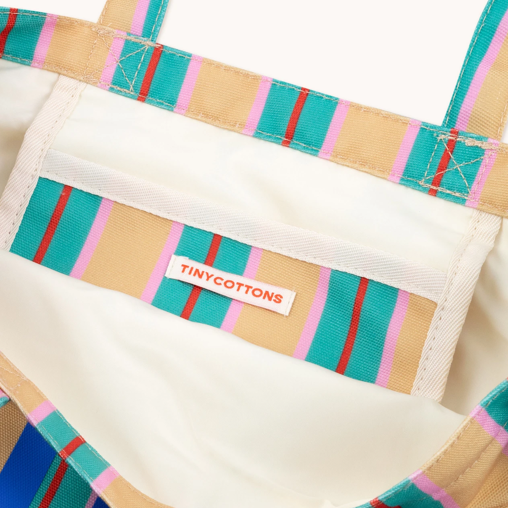 Stripes Bag Pale Ochre