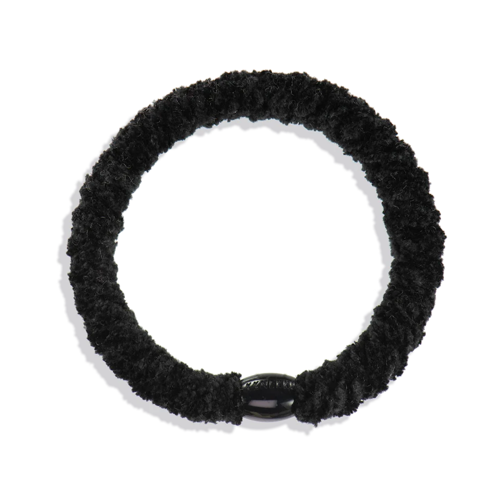 Velvet Black Hair Tie