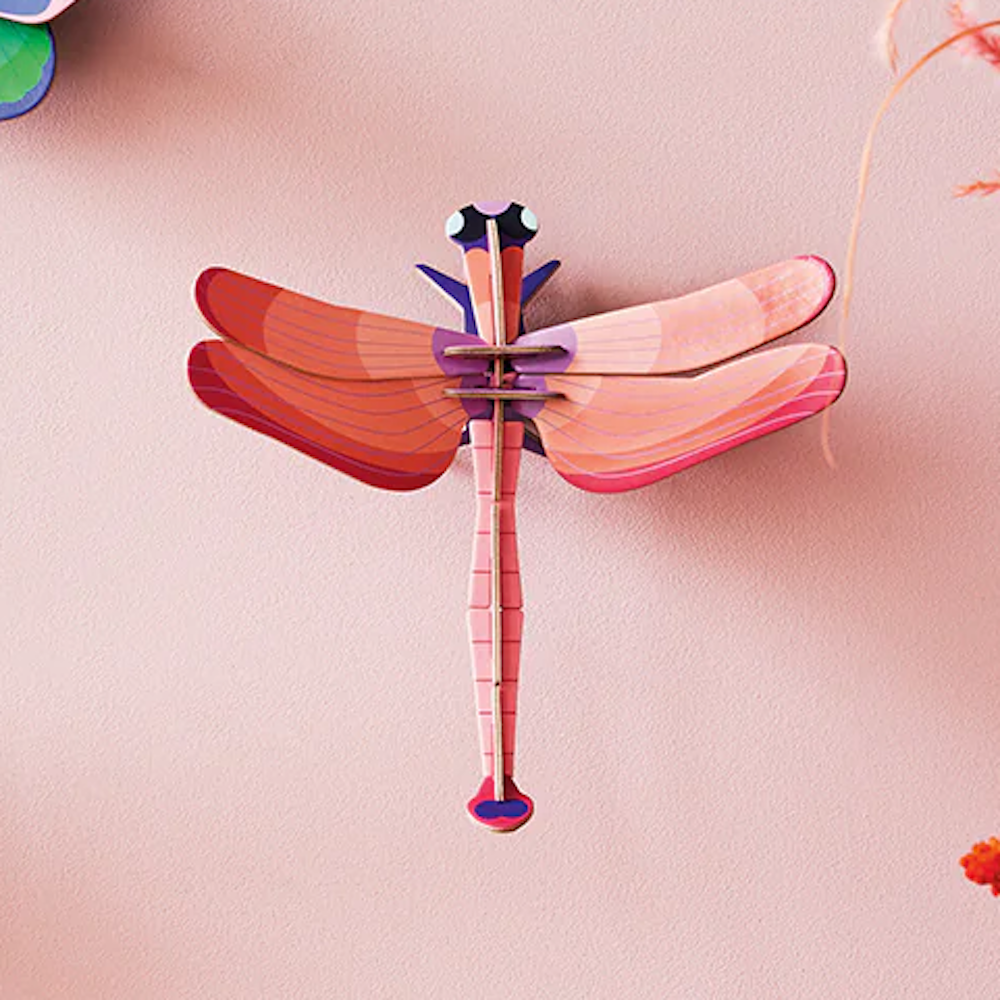 Wall Art Ruby Dragonfly