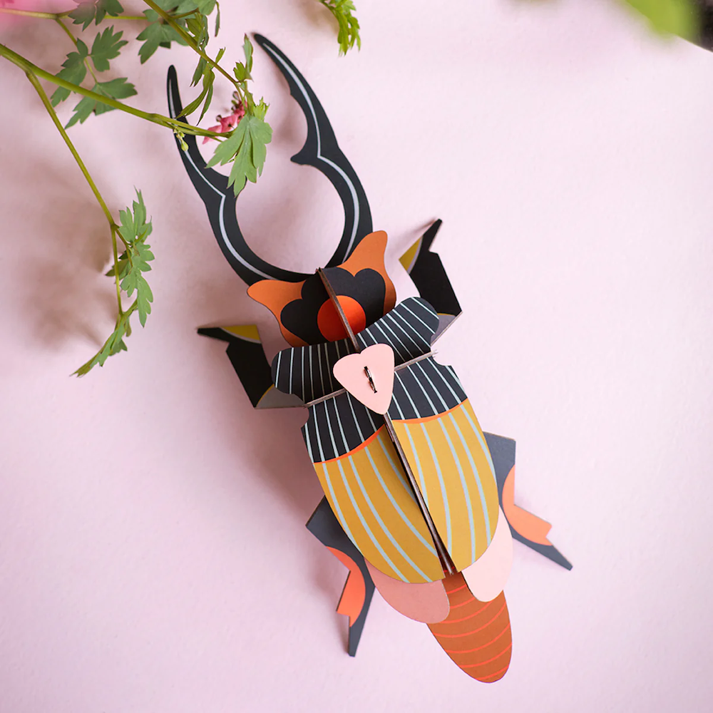 Wall Art Sea Creatures Giant Stag Beetle A4