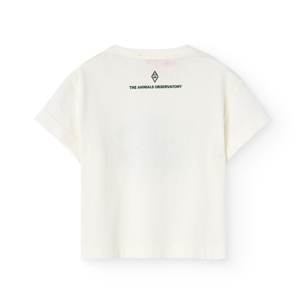 Pangolin Baby T-Shirt White Poodle