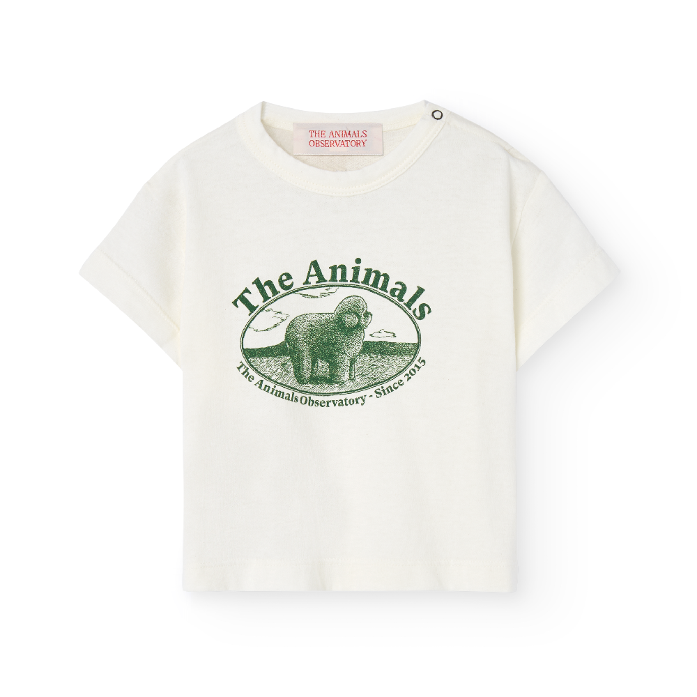 Pangolin Baby T-Shirt White Poodle