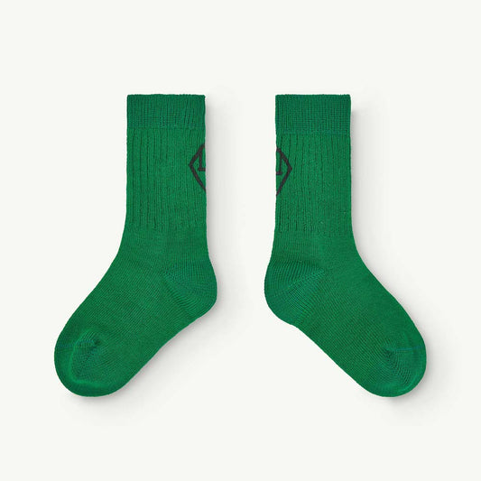Worm Baby Socks Green
