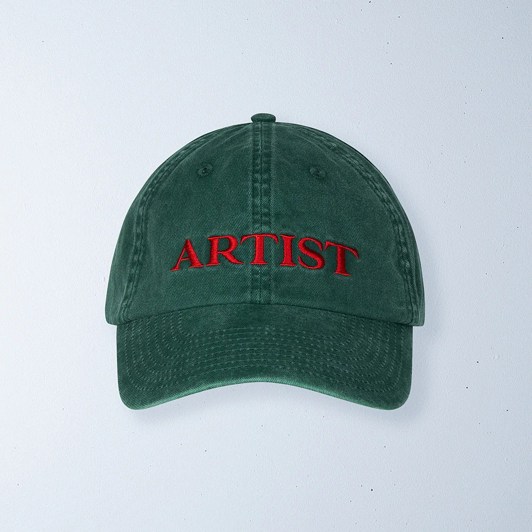 Artist Cap Forest Green