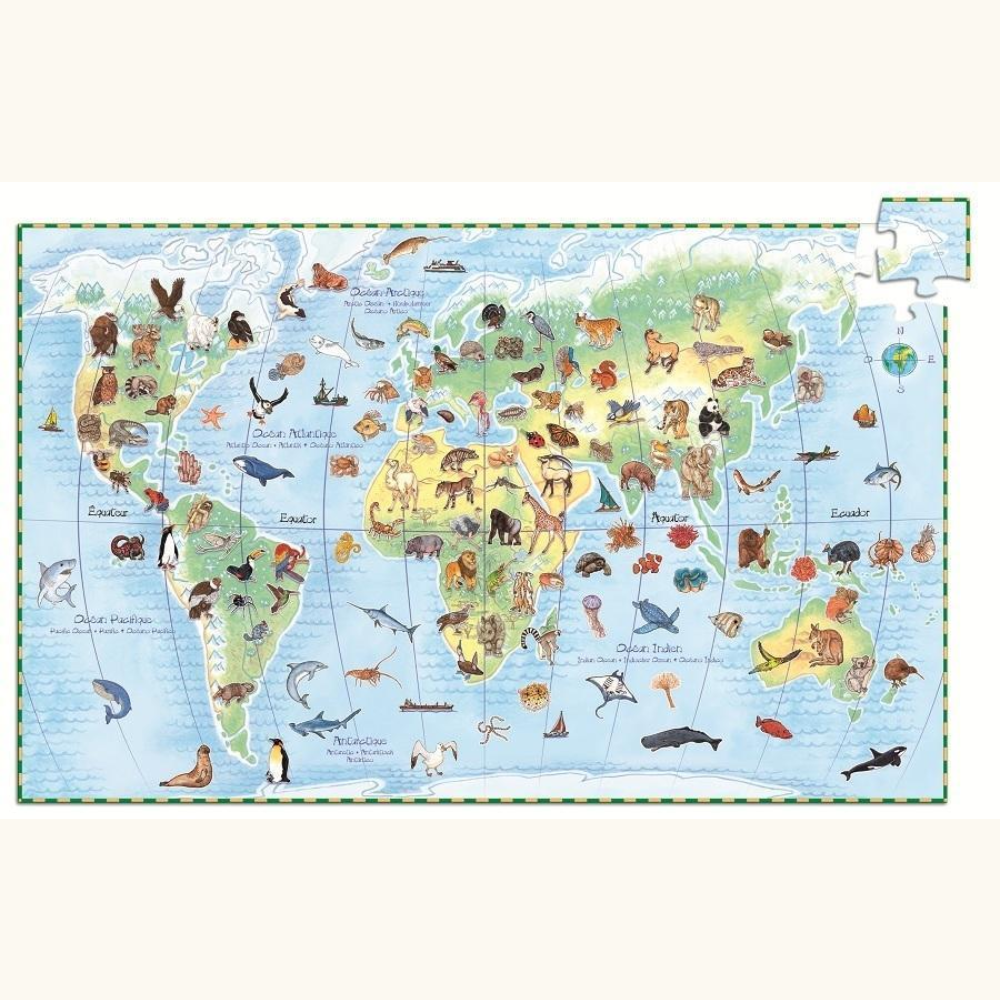 World Animals 100 Piece Puzzle