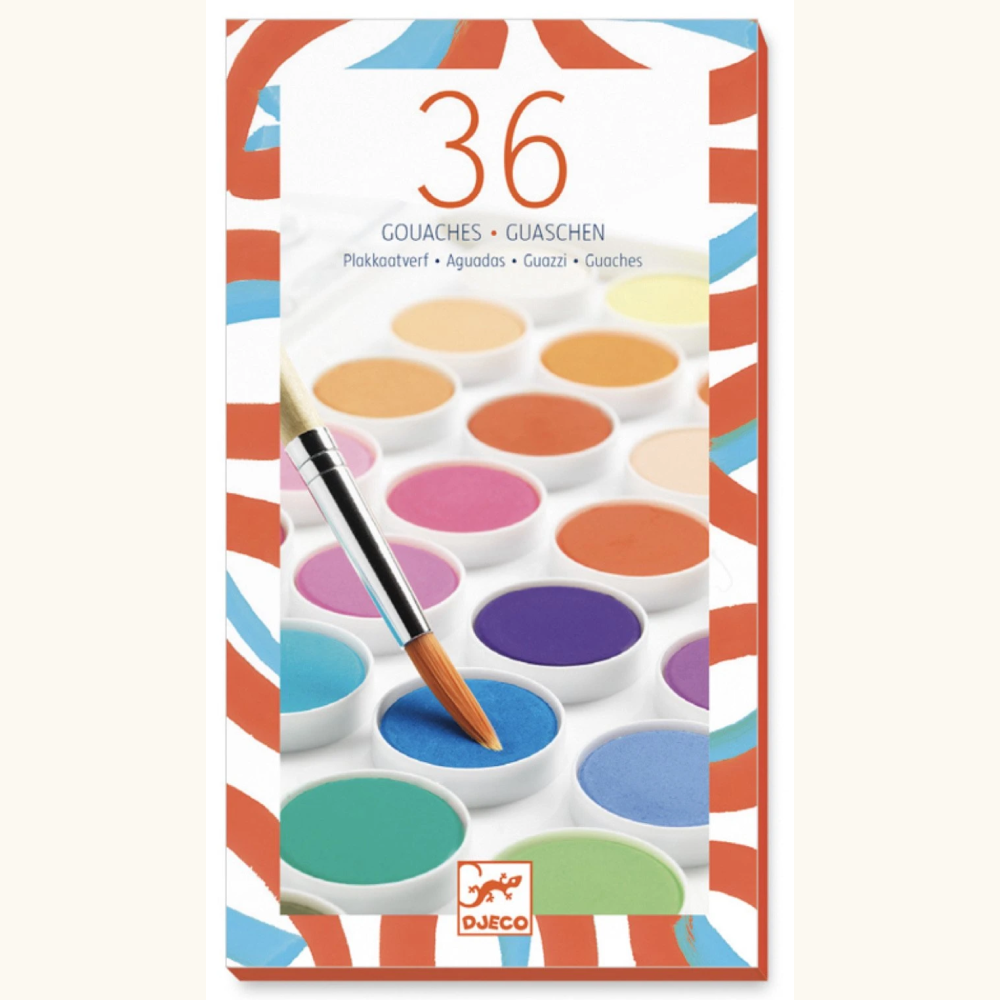 36 Gouache Colour Paint Set