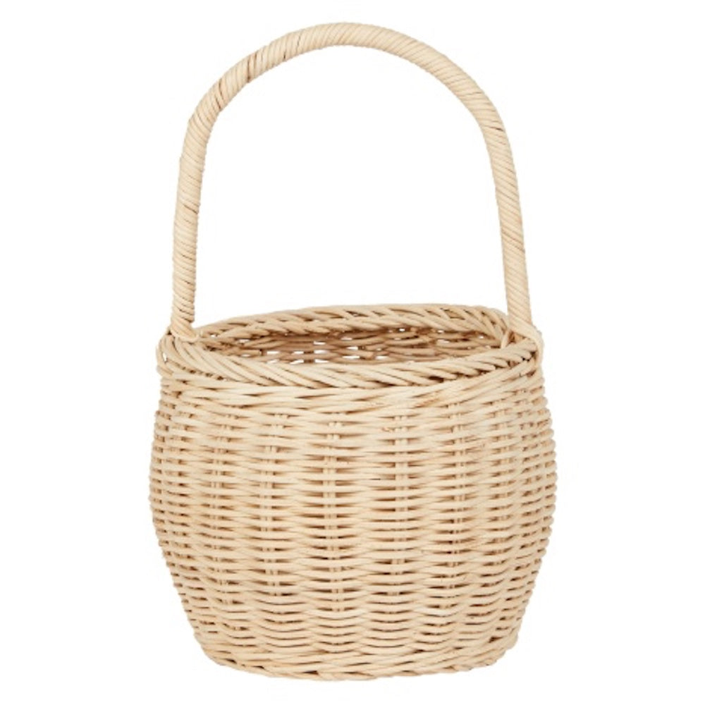 Rattan Big Berry Basket Straw