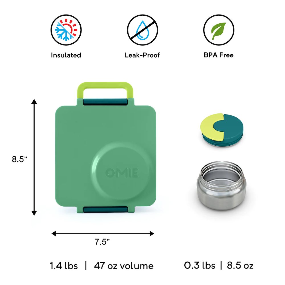 OmieBox Hot & Cold Lunchbox Meadow