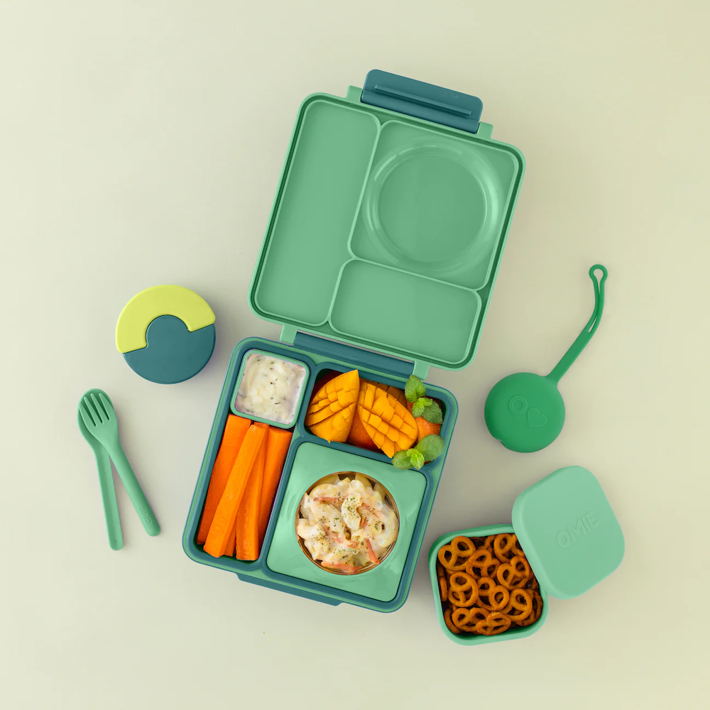 Omiesnack Silicone Container Green