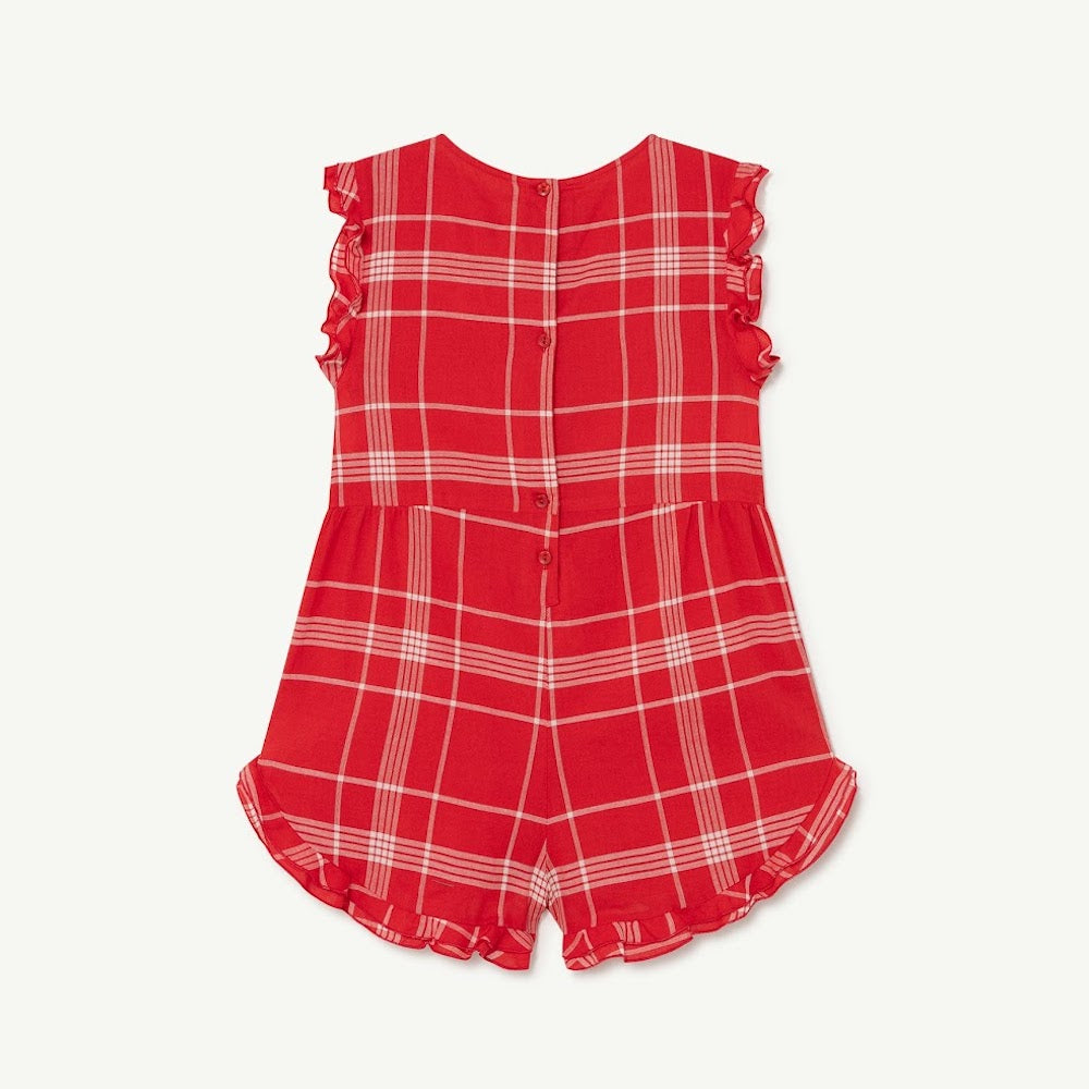 Squirrel Kids Jumpsuits Red Logo
