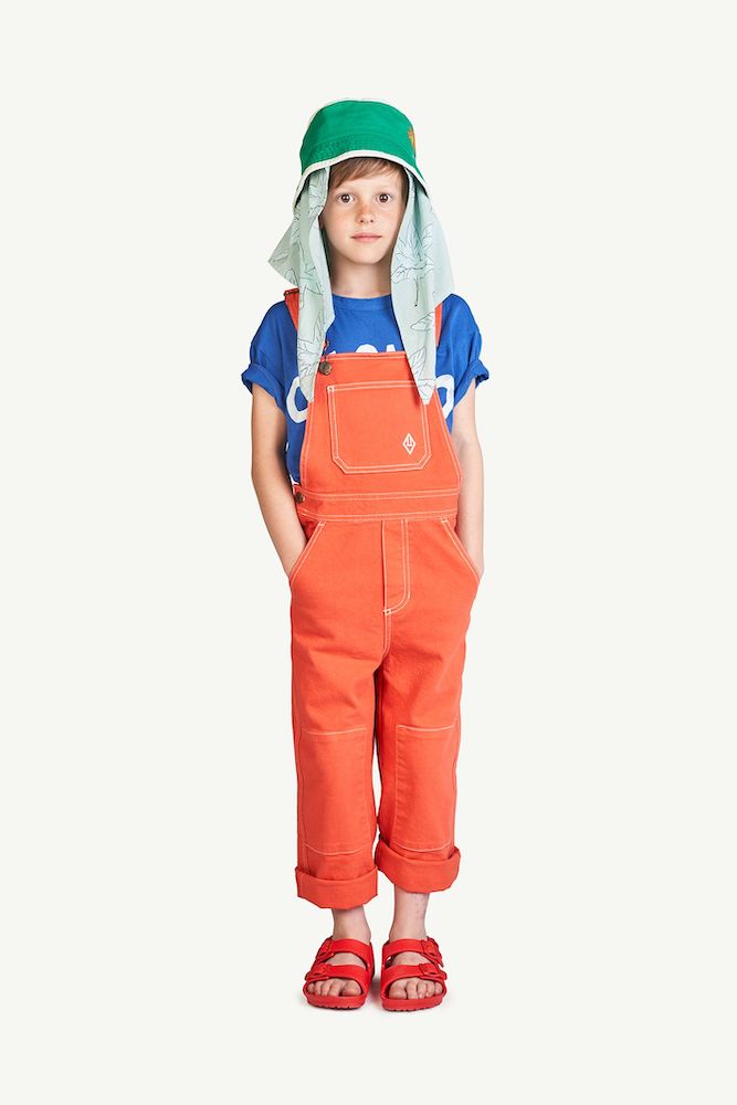 Red The Animals Mule Jumpsuit