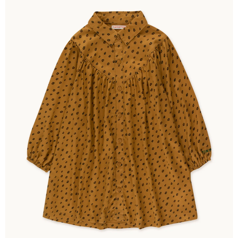 Animal Print Frills Dress - Size 8Y