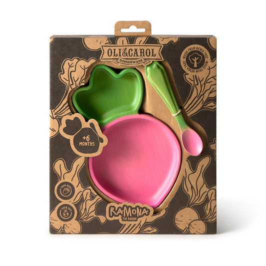 The Radish Plate & Spoon Set