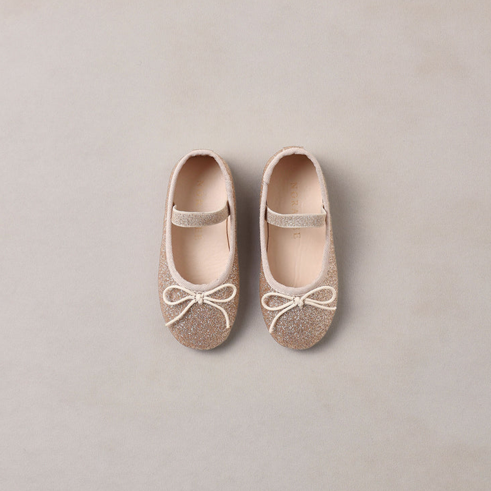 Ballet Flats Rose Gold Shimmer
