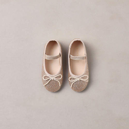 Ballet Flats Rose Gold Shimmer