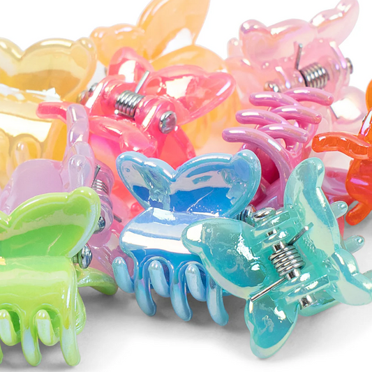10 Pack Mini Butterfly Hair Clips