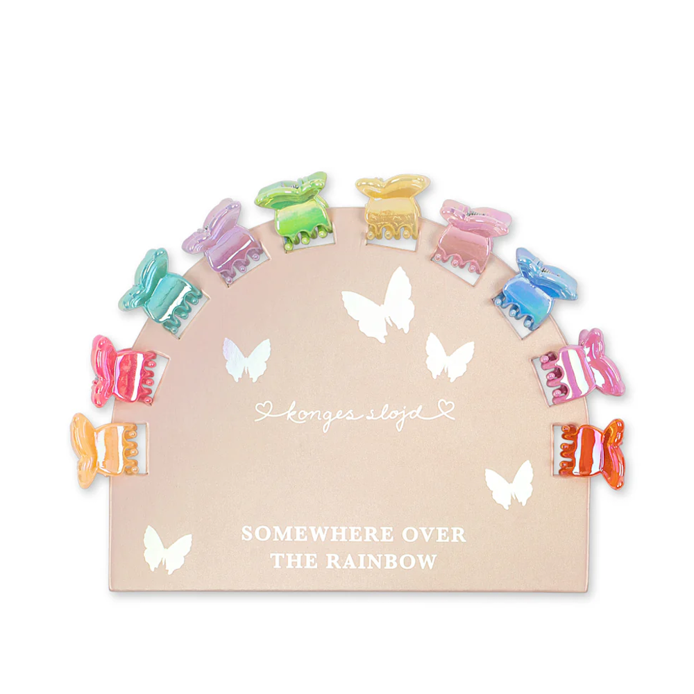 10 Pack Mini Butterfly Hair Clips