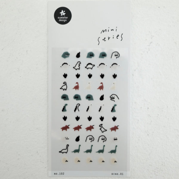 Suatelier Mini Stickers - Animals (102 dino.01)