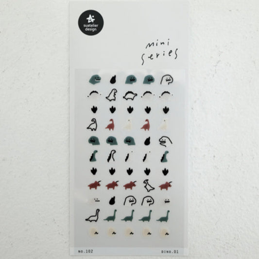 Suatelier Mini Stickers - Animals (102 dino.01)