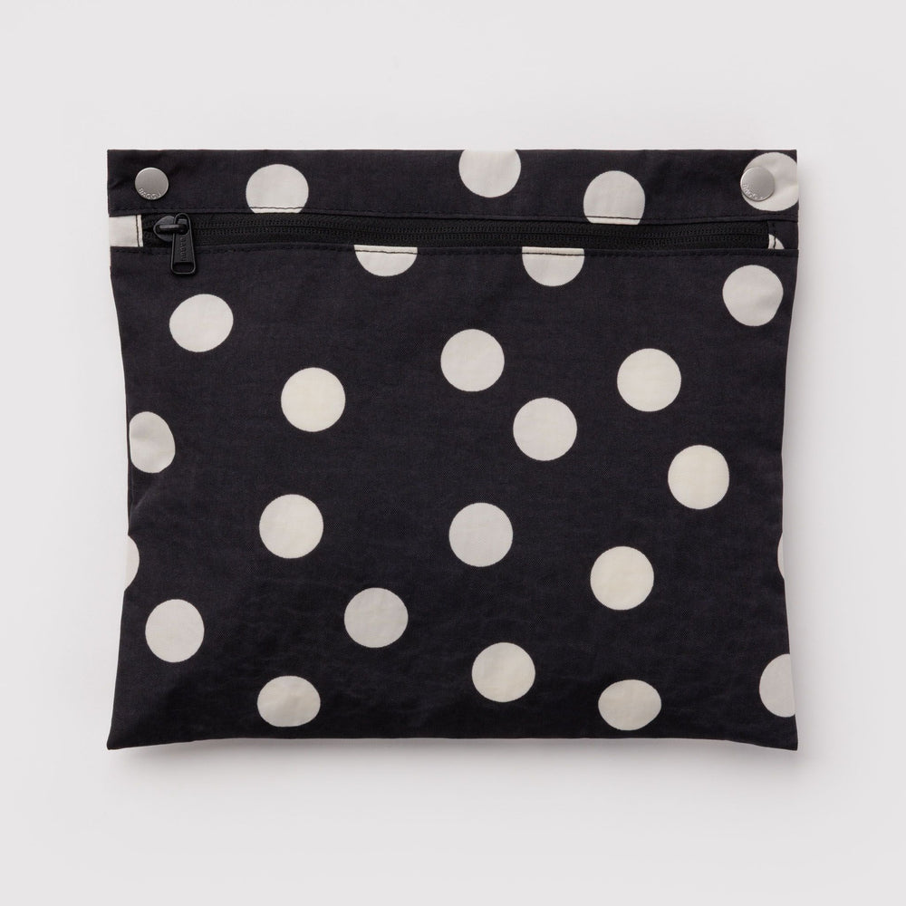 Cloud Carry-On Black and Cream Polka Dot