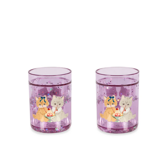 2 Pack Glitter Cups - Kitty Gelateria