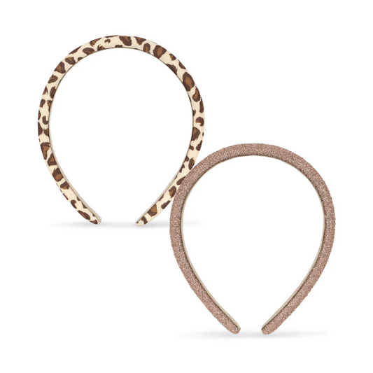 2 Pack Thin Headband Leo/Rose