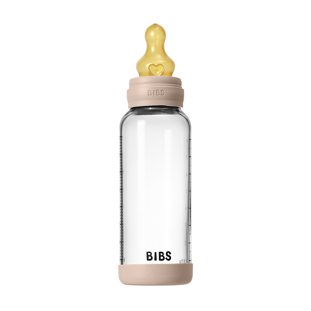 240ml Glass Bottle Set Latex Blush