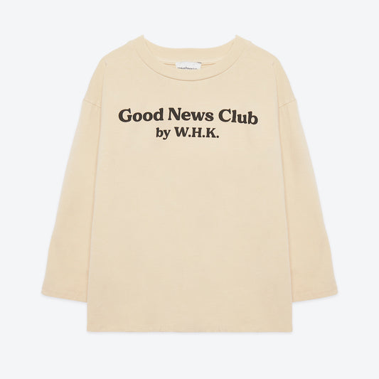 Good News L/S T-Shirt Sand