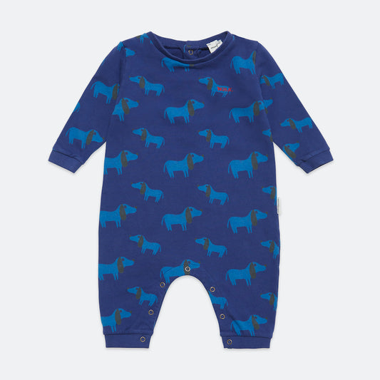 Blue Dog All Over Jumpsuit
