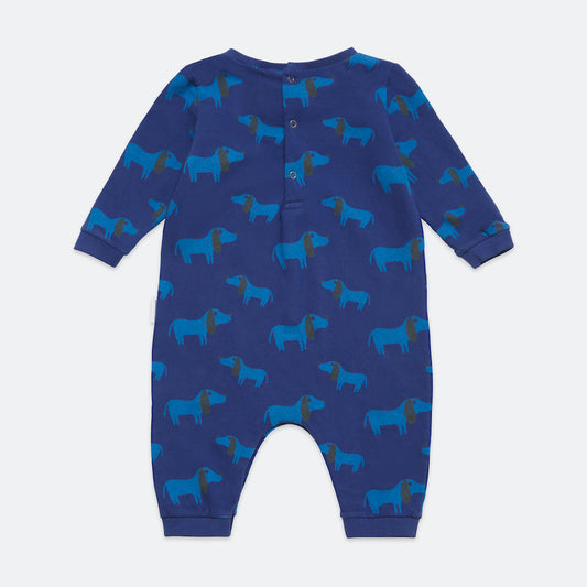 Blue Dog All Over Jumpsuit