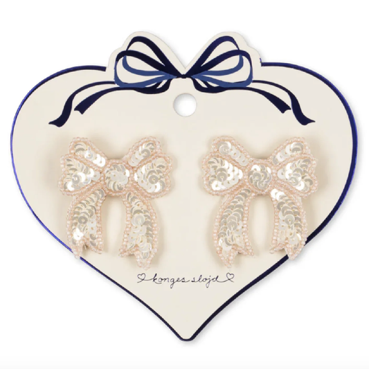 2 Pack Sequin Bow Hair Clip