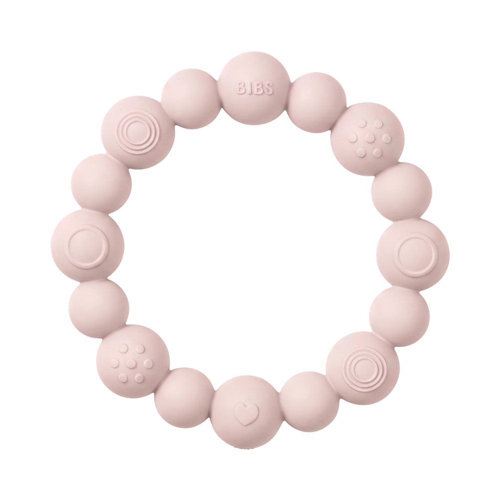 Teething Ring Beaded Petal