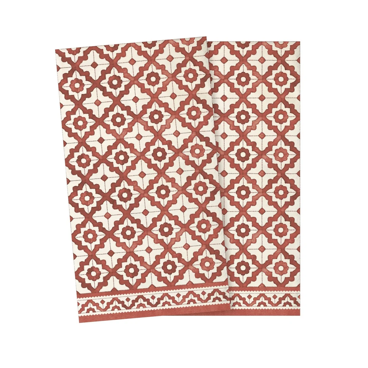 Napkin Mosaic Small Red